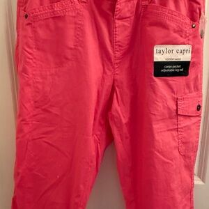New Dash Taylor Capri Pink Cargo Capri. PM